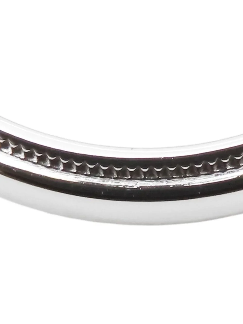 Tiffany & Co Together Mill Gray Band Ring Platinum 950